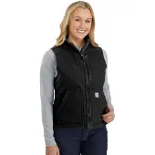 Carhartt Weste Sherpa Lined Mock Neck Vest Damen Black-L