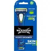 Wilkinson Sword Spaten Batteriebetriebener Rasierer + 1 Ersatzkopf für den Hydro 5 Groomer