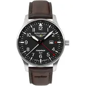 Bauhaus 2744-2 Herrenarmbanduhr Aviation GMT Tornado Braun/Schwarz