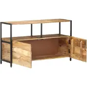 vidaXL Sideboard 110x35x65 cm Massivholz Mango