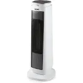 Domo DO7347H, Haushaltsturmventilator, Keramik, 8 h, Drinnen, Flur, Schwarz, Weiß