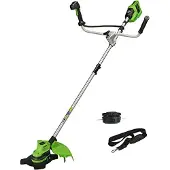Greenworks GD24X2BCB 2 x 24 V Accu-Grasschneider - ohne Akku und Ladegerät