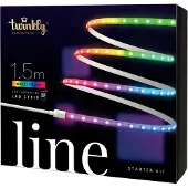 Twinkly Line, Universalstreifenleuchte, Ambiente, Drinnen, Schwarz, Weiß, IP20, Blau, Grün, Rot