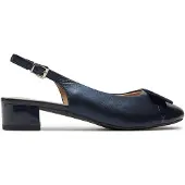 Caprice Damen Slingpumps beige/schwarz