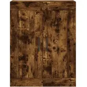 vidaXL Highboard Räuchereiche 69,5x34x180 cm Holzwerkstoff
