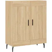 vidaXL Highboard Sonoma-Eiche 69,5x34x180 cm Holzwerkstoff