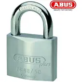 ABUS AV-Vorhangschloss 88/50, Messing verchromt