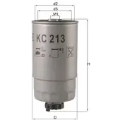 MAHLE ORIGINAL Kraftstofffilter KC 213