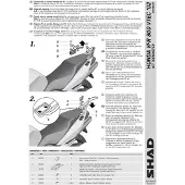 Shad Topcaseträger Big H0VF82ST für Honda VFR 800 2002-2013 Unisexohne Farbe050 - Motorradzubehör - Motorradgepäck