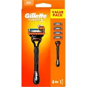 Gillette Fusion5 Rasierklingen, Männer, , Fusion5, Edelstahl, Orange, 4 Stück(e)