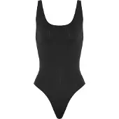 Wolford Bodysuit Beauty Cotton – Verstellbare Träger – Größe L – Schwarz