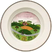 Villeroy & Boch Suppenteller "Suppenteller Jäger Design Naif ø 21 cm bunt"