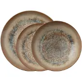 Arthur Krupp 67384BA2, 4 Person(en), Steingut, Braun, Galaxy, Rund, 27,5 cm