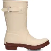 Hunter Regenstiefel Unisex Beige Gummi