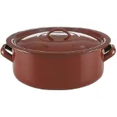Quid Klassische Emaille-Emaille-Stahl-Kasserolle 40cm - 20l
