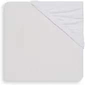 Jollein Spannbettlaken Weiß (Jersey)-70 x 140 cm