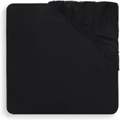 Jollein Spannbettuch Jollein Jersey Schwarz-60 x 120 cm