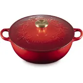 Le Creuset Kochtopf Deckel LA MARMITE HOLLY Kirschrot
