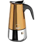 Ibili Moca Cupra Kaffeemaschine 6 Tassen Golden Golden One Size