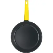 Ibili -Classe Titanium Universalpfanne, Aluminium, 28x6 cm, schwarz/gelb