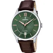 Festina Armbanduhr Correa Clasico Green - Brown