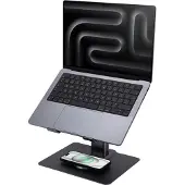BlueBuilt Verstellbarer Laptopständer mit kabellosem Ladegerät 10 - 17 Zoll