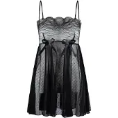Lingadore Babydoll Golden Glamour | Grösse: M | Farbe: Schwarz