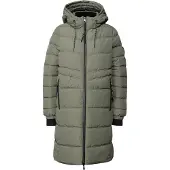 Street One Long Quilted Jkt w. ECO Teflon Lichen Green 44