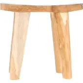Jan Kurtz Hocker ELEPHANT, Teak massiv, Unikat