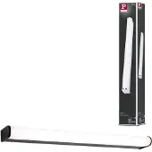 Paulmann Wandlampe Arneb, schwarz, für Badezimmer, Aluminium, Modern, Wandleuchte, Wandlampe Bad