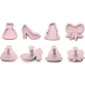 Ibili Party Chute Cookie Cutter 4 Units Durchsichtig
