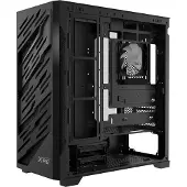XPG STARKER AIR BTF, Midi Tower, PC, Schwarz, ATX, EATX, micro ATX, Mini-ITX, SPCC, Gehärtetes Glas, Gaming