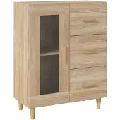 vidaXL Sideboard Sonoma-Eiche 69,5x34x90 cm Holzwerkstoff