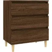 vidaXL Sideboard Braun Eichen-Optik 60x35x70 cm Holzwerkstoff