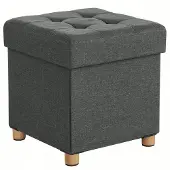 Songmics Hocker , grau , Maße (cm): B: 38 H: 40