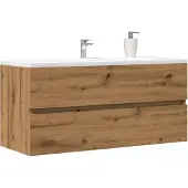 vidaXL Waschbeckenschrank Artisan-Eiche 100x38,5x45 cm Holzwerkstoff
