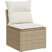 vidaXL Sofa Set 6 Stk. Poly-Rattan