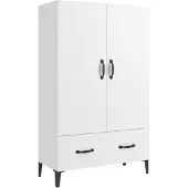 vidaXL Highboard Weiß 70x31x115 cm Holzwerkstoff