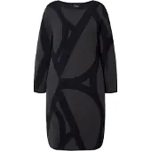 Ulla Popken Midikleid in khakigrau | Gr.: 50-52