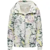 Ragwear Sweatjacke "Fllawia Print" modische Damen Zip-Jacke mit Allover-Print