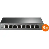TP-LINK TL-SG108E 3er-Pack