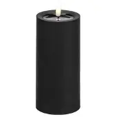 Konstsmide LED Kunststoffkerze sw Außen 1875-700 6h Timer D7 H15cm excl.2xAA IP44