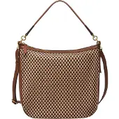 Fossil Umhängetasche Schultertasche Jolie Hobo Bag Multi Brown braun