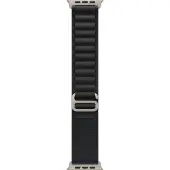 Apple Alpine Loop Armband für Watch | 44/45/46/49 mm - Größe L - Black / Natural Titanium