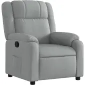 vidaXL Relaxsessel, hellgrauer Stoff