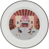 Villeroy & Boch Speiseteller "Speiseteller Kamin Design Naif ø 27 cm bunt"