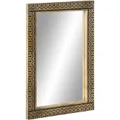 vidaXL Badspiegel 50x70 cm Massivholz Mango und Glas
