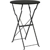 vidaXL Bistrotisch Anthrazit Ø 50 x 71 cm Pulverbeschichteter Stahl