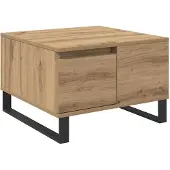 vidaXL Couchtisch Artisan-Eiche 55 x 55 x 36,5 cm Holzwerkstoff