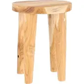 Jan Kurtz Hocker ELEPHANT, Teak massiv, Unikat
